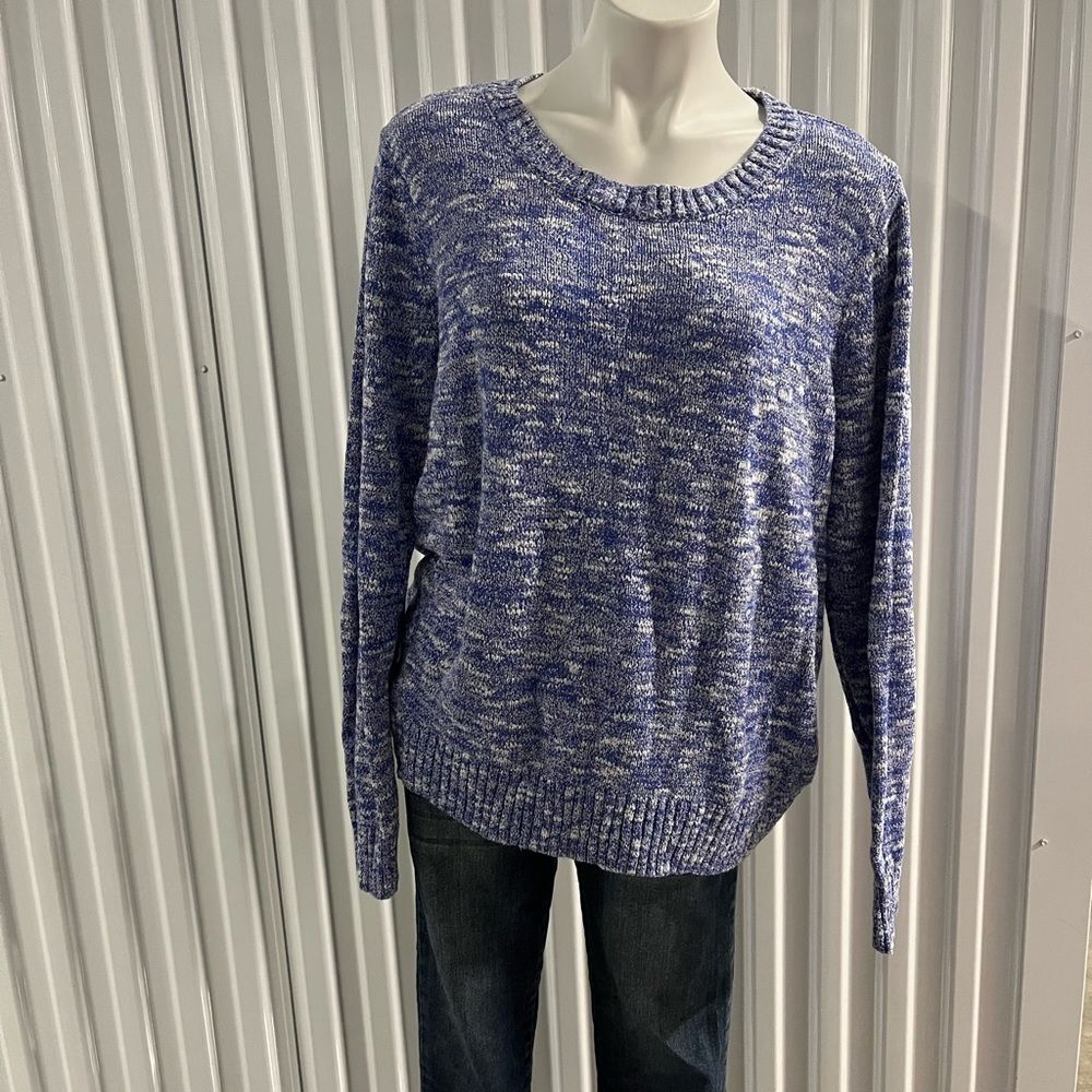 Blue and white old navy sweater size XL